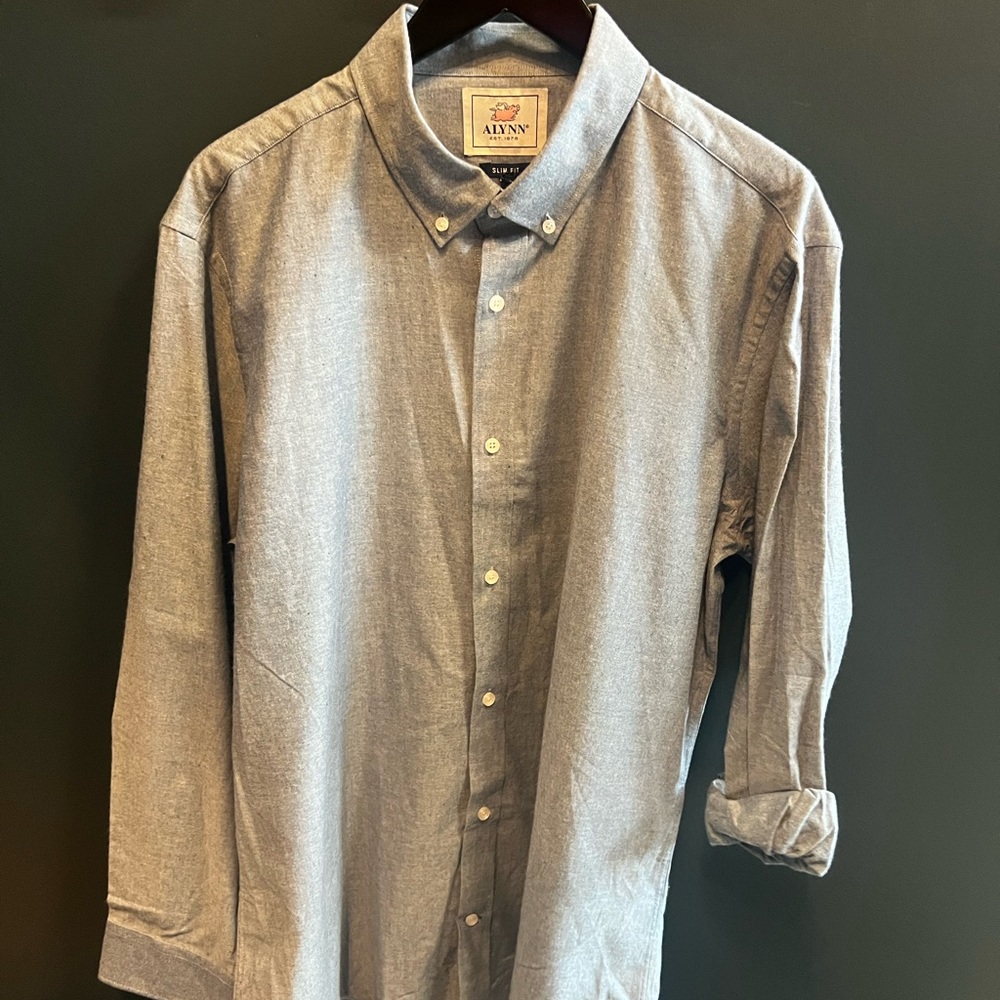 Lucas Blue Business Casual Shirt